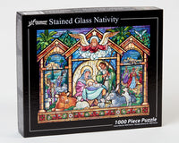 Stained Glass Nativity Jigsaw Puzzle 1000 Piece