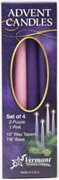 Christmas Advent Candle Set (Set of 4)