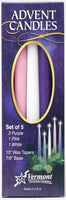 Set of 5 Advent Candles
