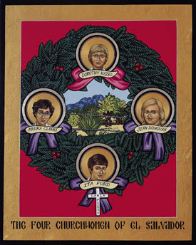 Four Churchwomen Holy Card