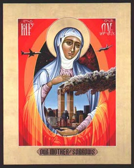Mother of Sorrows Holy Card
