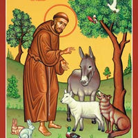 St. Francis & the Animals Small Plaque
