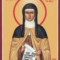 St. Teresa of Avila Holy Card