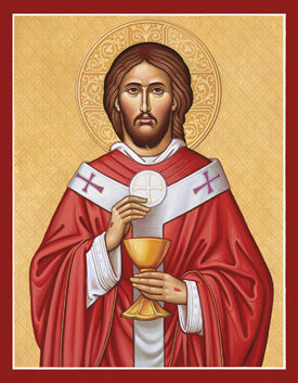 Christ the High Priest Holy Card