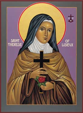 St. Therese of Lisieux Holy Card