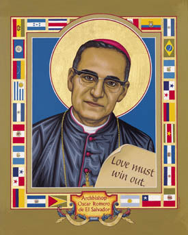 Oscar Romero Holy Card