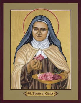 St. Therese of Lisieux Holy Card
