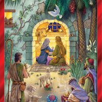Peaceful Nativity Christmas Card