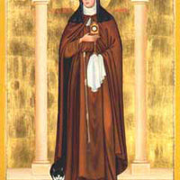 St. Clare of Assisi Holy Card