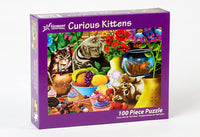Curious Kittens Kid's Jigsaw Puzzle 100 Piece