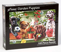 Garden Puppies Kid's Jigsaw Puzzle 100 Piece