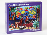 Kittens Fishing Jigsaw Puzzle 550 Piece