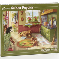Golden Puppies Jigsaw Puzzle 1000 Piece