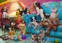Paws Gone Wild Jigsaw Puzzle 100 Piece