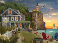 Beachside Lighthouse Jigsaw Puzzle 550 Piece