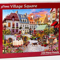Village Square Jigsaw Puzzle 550 Piece