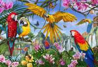 Tropical Birds Jigsaw Puzzle 100 Piece