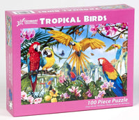 Tropical Birds Jigsaw Puzzle 100 Piece