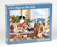 Dogs on the Sofa Jigsaw Puzzle 550 Piece
