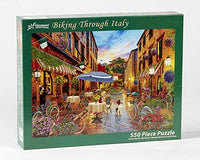 Biking Through Italy Jigsaw Puzzle 550 Piece