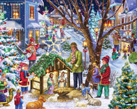 Neighborhood Nativity Jigsaw Puzzle 1000 Piece