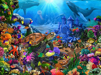 Magical Undersea Turtle Jigsaw Puzzle 550 Piece