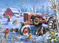 Christmas on the Farm Jigsaw Puzzle 1000 Piece