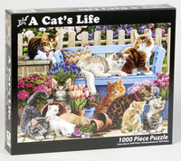 
              A Cat's Life Jigsaw Puzzle 1000 Piece
            