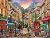 French Village Jigsaw Puzzle 550 Piece