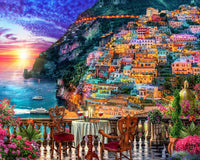 Positano Sunset Jigsaw Puzzle 1000 Piece