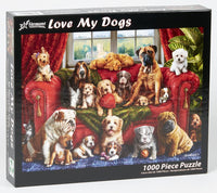 Love My Dogs Jigsaw Puzzle 1000 Piece