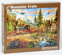 Mountain Train Jigsaw Puzzle 550 Piece