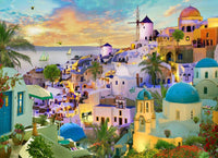 Santorini Sunset Jigsaw Puzzle 1000 Piece