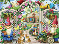 Springing Up Gnomes Jigsaw Puzzle 550 Piece