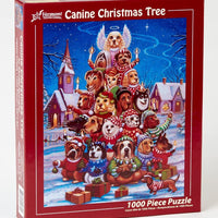 Canine Christmas Tree Jigsaw Puzzle 1000 Piece