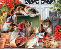 Garden Cats Jigsaw Puzzle 1000 Piece