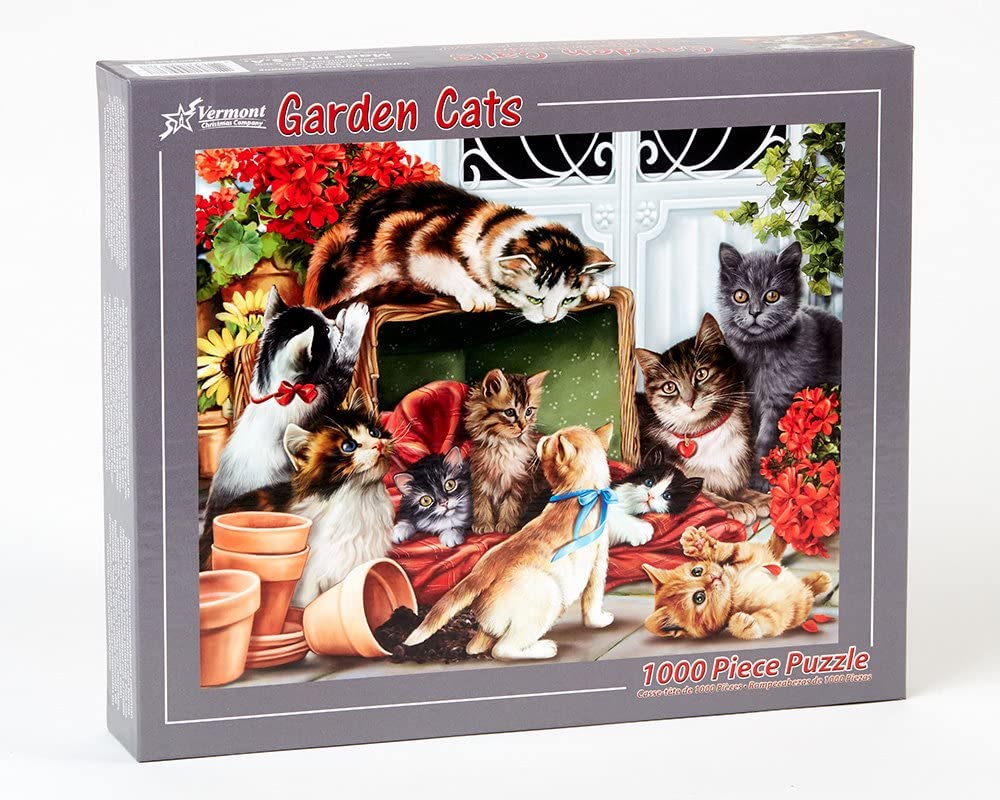 Buy Vermont Christmas Company Kittens Fishing Jigsaw Puzzle