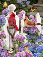 Cardinals & Friends Jigsaw Puzzle 550 Piece