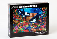 Wondrous Ocean Kid's Jigsaw Puzzle 100 Piece