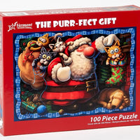 The Purr-fect Gift Kid's Jigsaw Puzzle 100 Piece