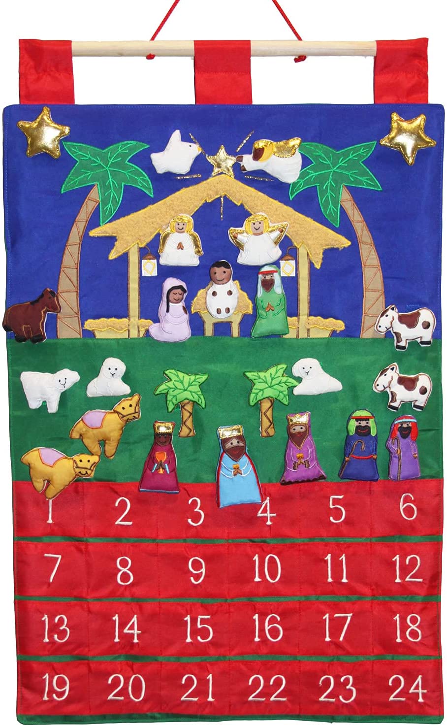 Holy Night Fabric Advent Calendar