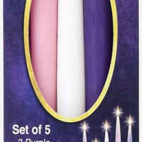 Set of 5 Advent Candles