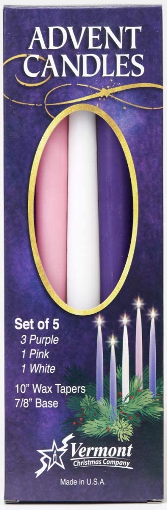 Set of 5 Advent Candles