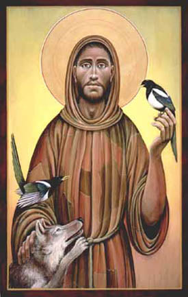 St. Francis Assisi Holy Card