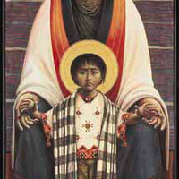 Hopi Virgin & Child Small Plaque