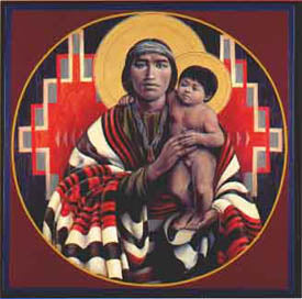 Joseph & the Christ Child Small Plaque