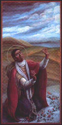 Juan Diego Holy Card