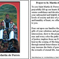 St. Martin de Porres Prayer Card