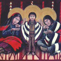 Navajo Holy Family Note Card