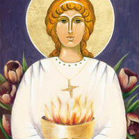 St. Brigid of Ireland Holy Card